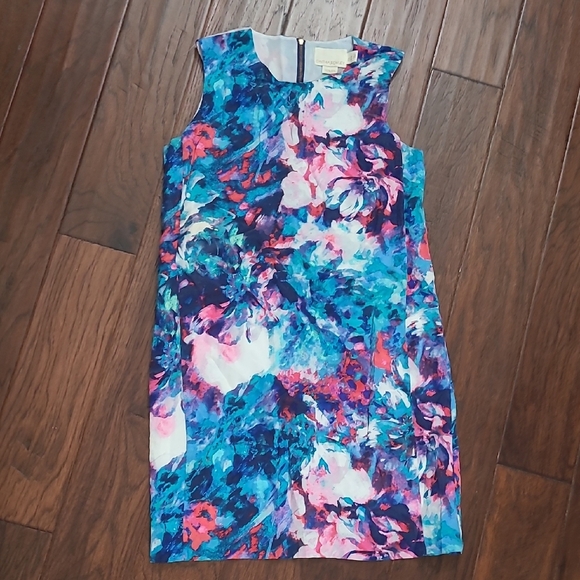Cynthia Rowley Colorful Sleeveless 100%  Silk Dress size 6 - Picture 1 of 6
